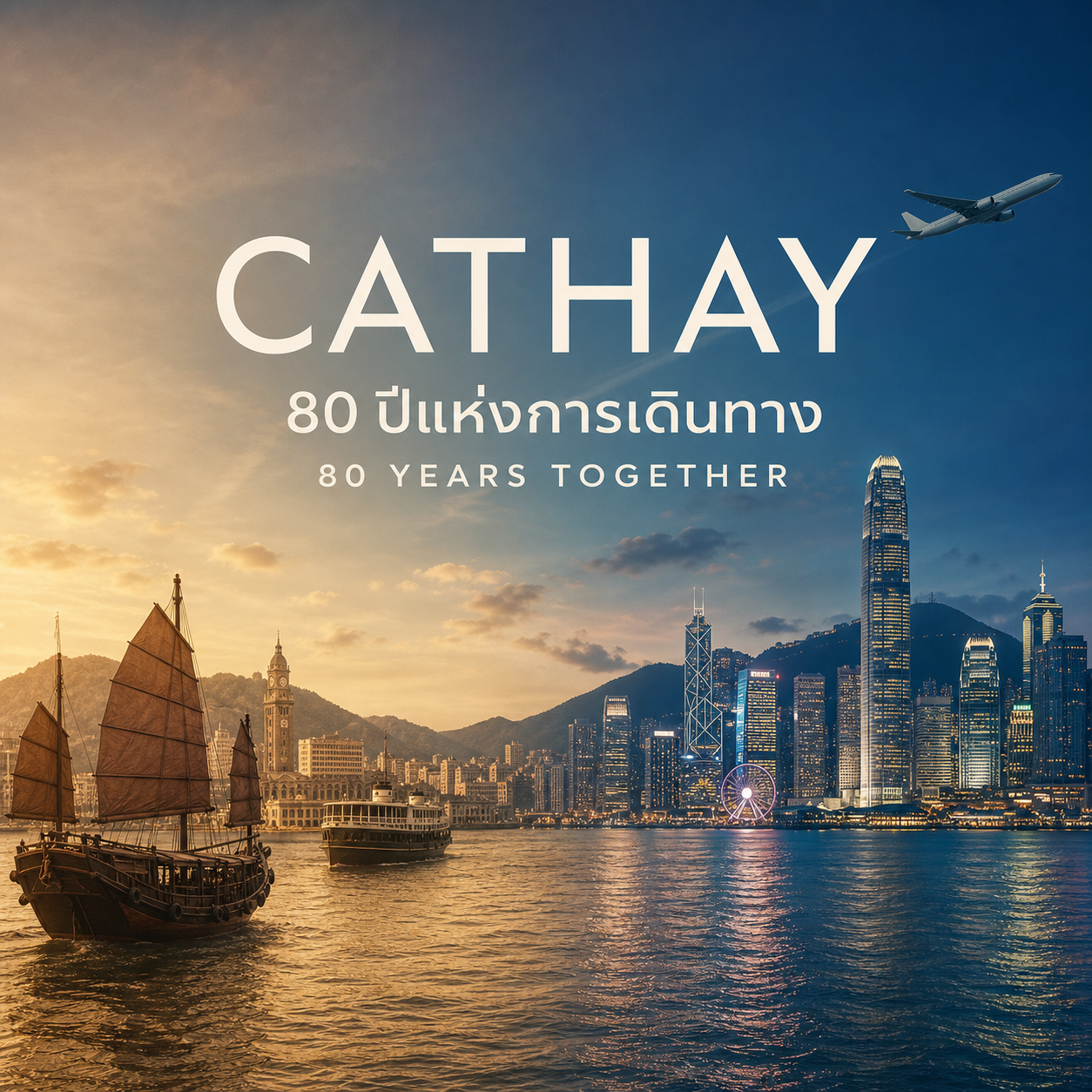 Cathay ฉลอง 80 ปีแห่งการเดินทาง กับแคมเปญ 80 Years Together